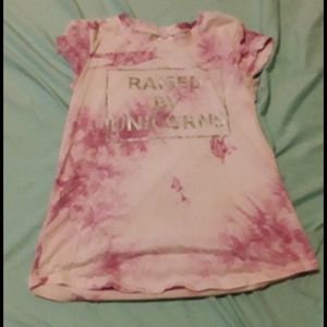 Pink and white marble shirt